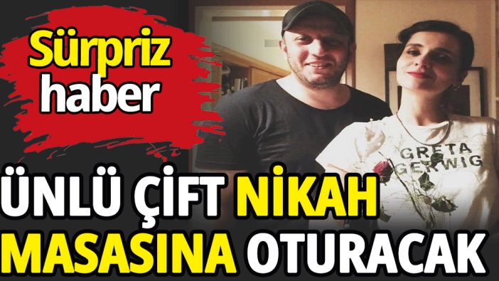 Serkan Keskin ile Meriç Aral evleniyor