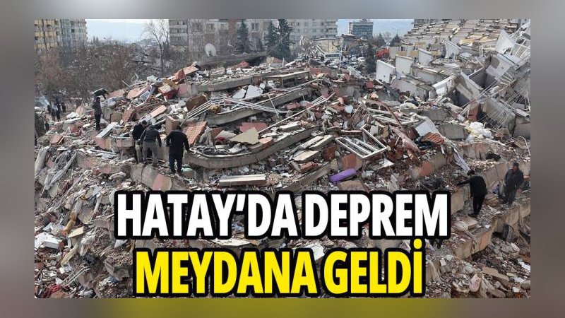 Hatay'da deprem