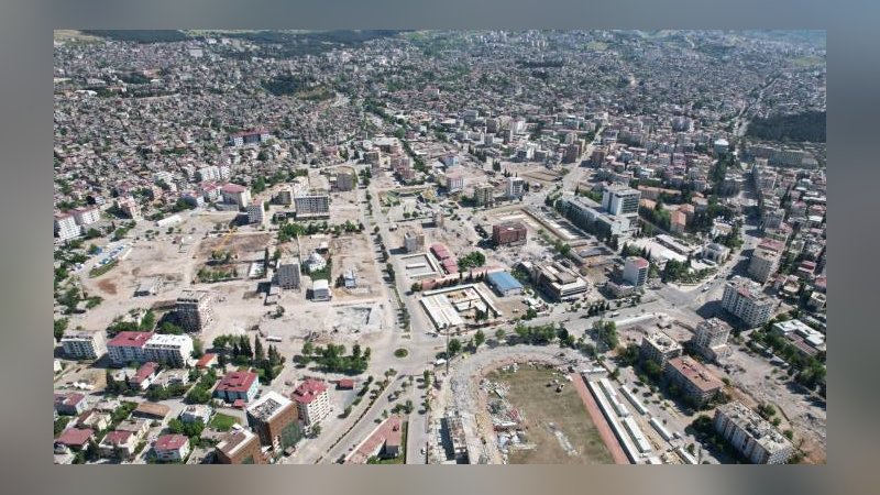 Depremden 3 ay sonra havadan görüntülendi