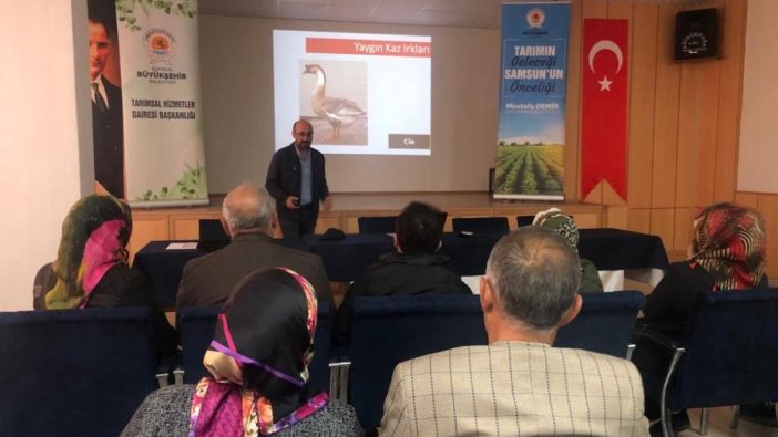 Kadın üreticiye eğitim desteği