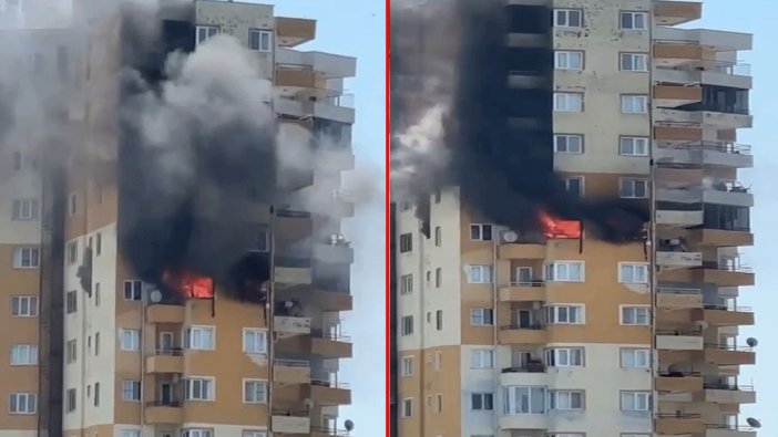 Hastaneye giden çiftin evi alev alev yandı