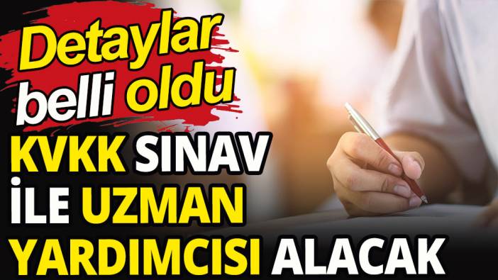 KVKK uzman yardımcılığı giriş sınavı