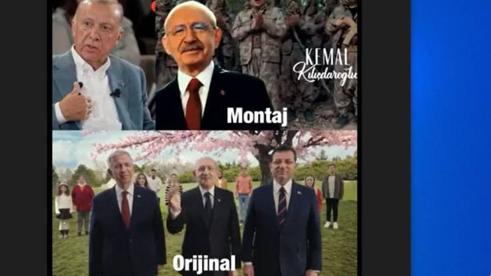 Erdoğan montaj videoyu canlı yayında gerçekmiş gibi anlattı