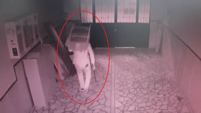 Kombi hırsızları kameraya yakalandı