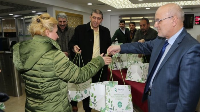 Belediye personeli baharı çiçeklerle karşılayacak