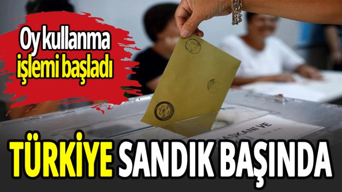 Türkiye sandık başında