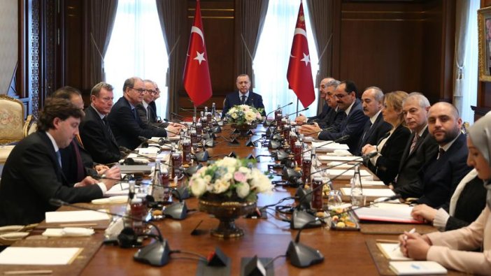 Erdoğan, Lordlar Kamarası heyetini kabul etti