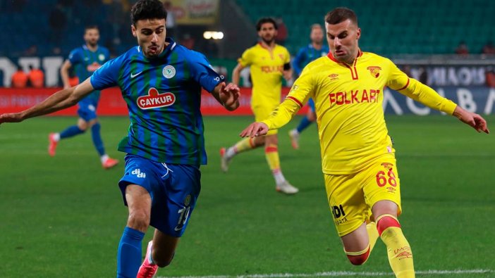 Göztepe yarın Çaykur Rizespor'u konuk edecek