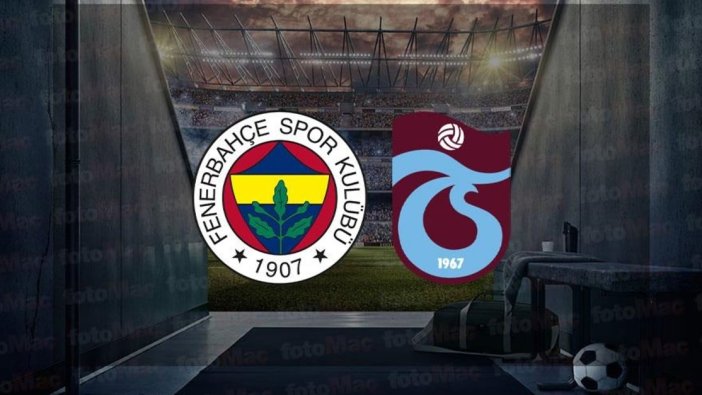 Fenerbahçe'de, Trabzonspor maçı hazırlıkları tam gaz