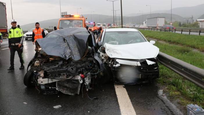 Anadolu Otoyolu'nda kaza: Yaralılar var