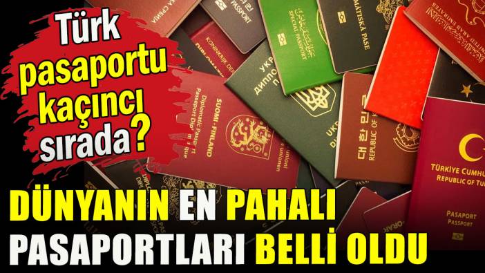 Dünya'nın en pahalı pasaportları belli oldu: Türk pasaportu ilk 10'da