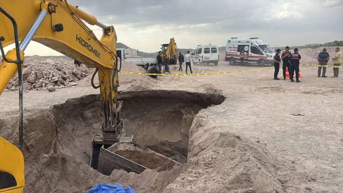 Nevşehir'de iş makinesi operatörü toprak altında kalarak hayatını kaybetti