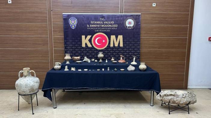 İstanbul'da tarihi eser kaçakçılığı operasyonu