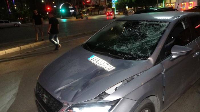 İş çıkışı bisikletle evine giderken araba çarptı, ağır yaralandı