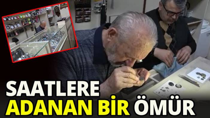 66 yıldır saatlere ayar veriyor