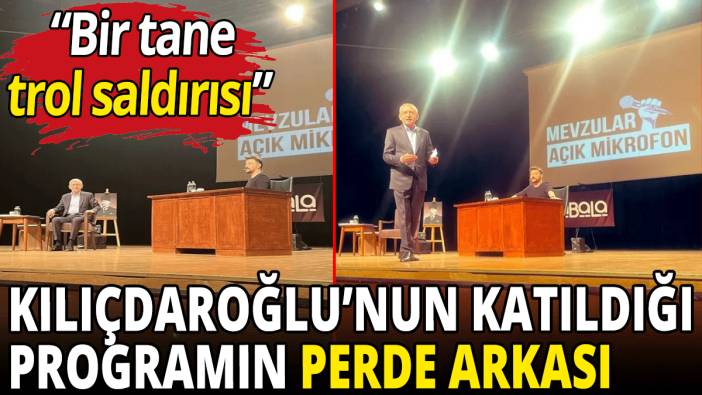Oğuzhan Uğur, Kemal Kılıçdaroğlu’nun katıldığı programın perde arkasını anlattı