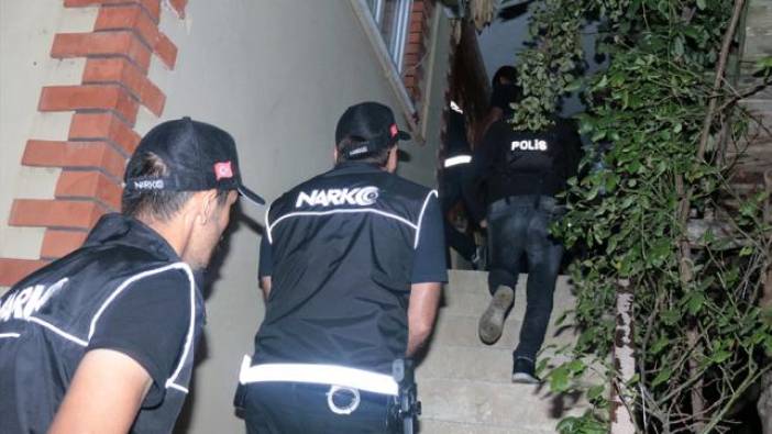 Sancaktepe'de uyuşturucu baskını
