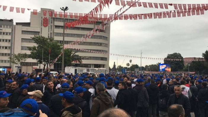 Samsun'da belediye işçilerinden zam çağrısı