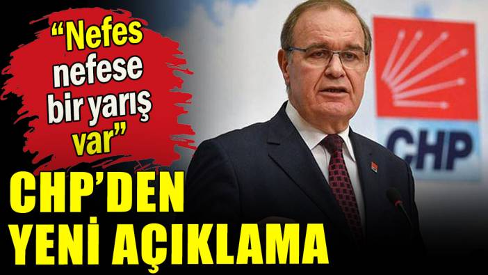CHP'den yeni açıklama