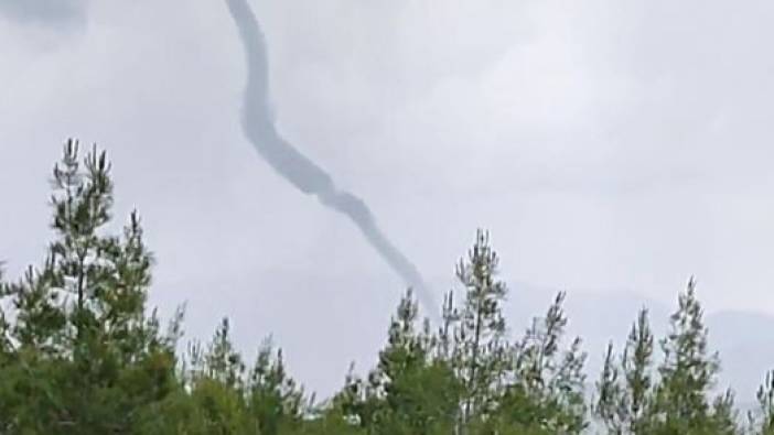 Muğla'da sağanak sonrası hortum oluştu