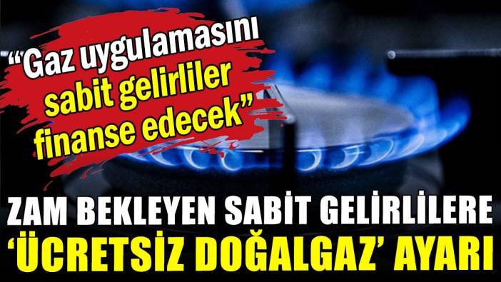Zam bekliyorlardı: Sabit gelirlilere 'ücretsiz doğalgaz' ayarı