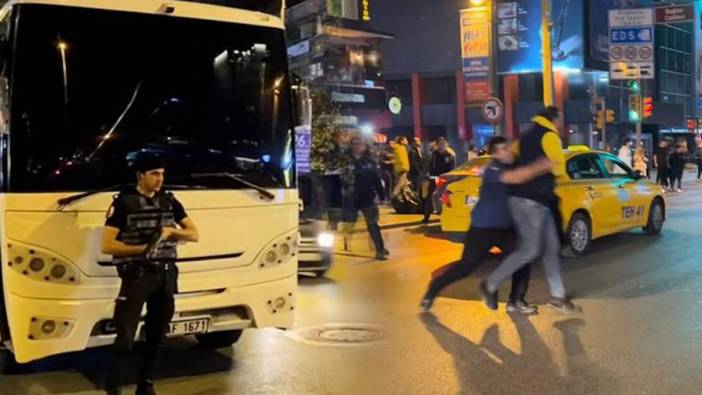 Kadıköy'de Galatasaray taraftarlarının araçlarına saldırı