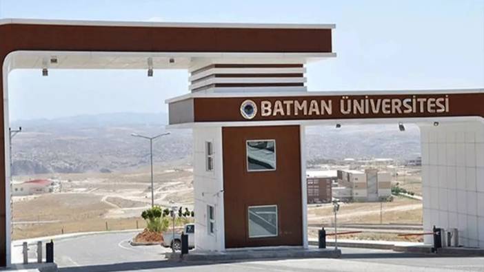 Batman Üniversitesi’ne teşekkür belgesi