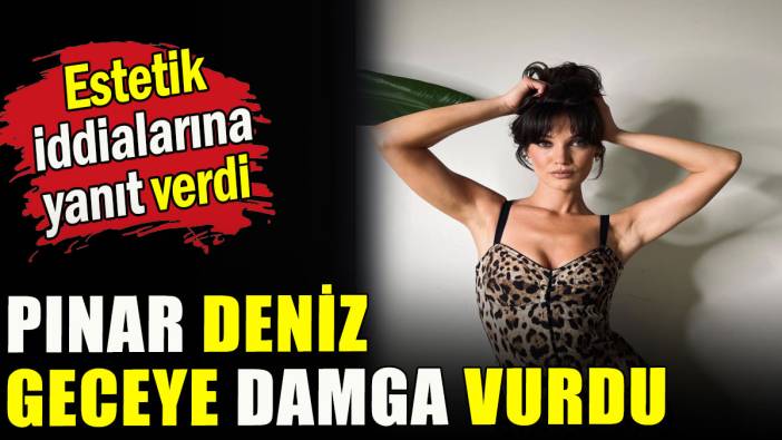 Pınar Deniz, geceye damga vurdu