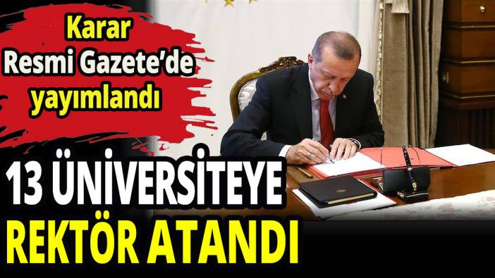 Cumhurbaşkanlığı tarafından yapılan atamalar Resmi Gazete’de yayımlandı