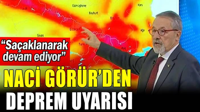Naci Görür o fay hattına dikkat çekti: "Saçaklanarak devam ediyor"