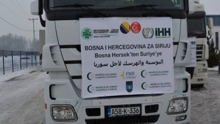 Bosna Hersek'ten Suriyeli sığınmacılara insani yardım