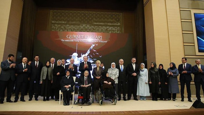 Erdoğan, "Gurbet Kuşları" belgeselinin galasına katıldı