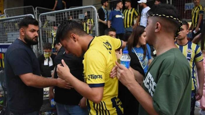 Türkiye Kupası finali maçı öncesi Fenerbahçeli taraftarlara polis müdahalesi