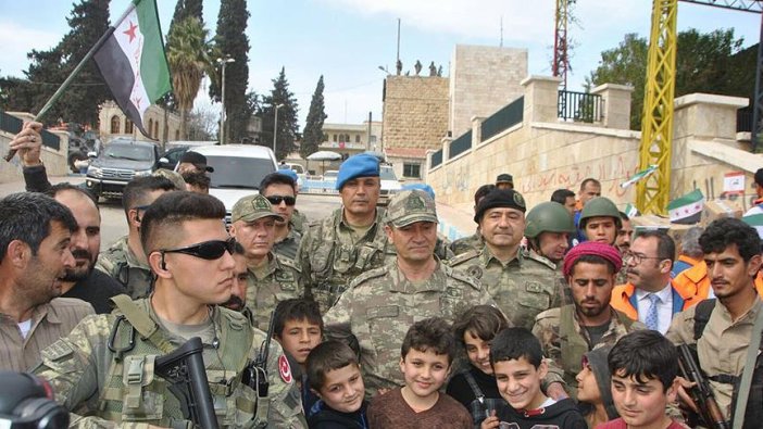 2. Ordu Komutanı Temel’den Afrin’de kardeşlik mesajı