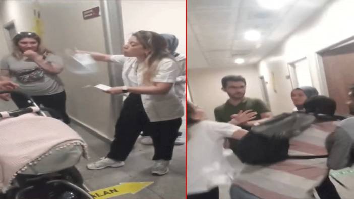Hasta bebek ve ailesi hastaneden kovuldu