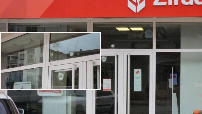 Karabük'te banka şubesine silahlı saldırı