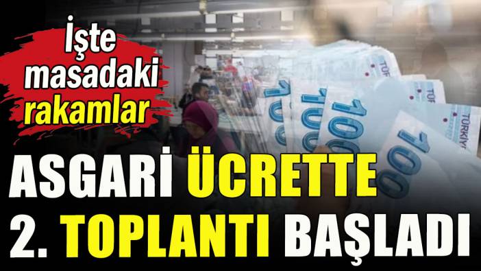 Asgari Ücret Tespit Komisyonu'nun ikinci toplantısı başladı