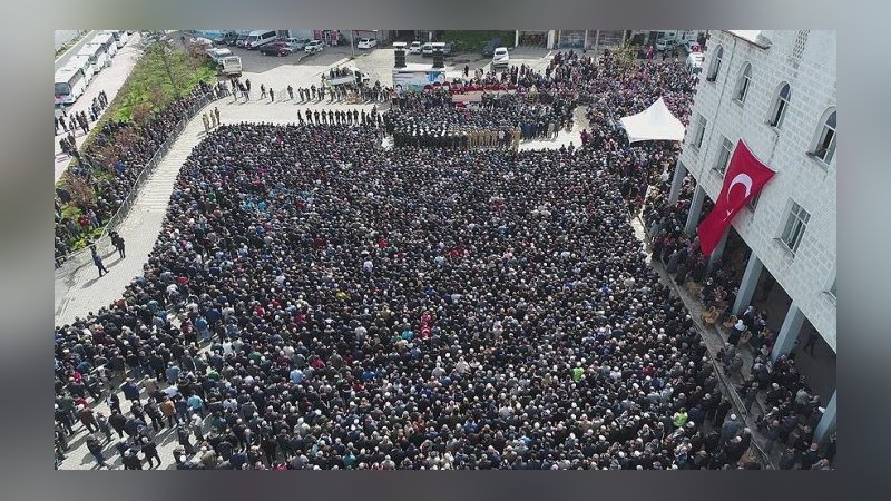 Şehit Uzman Çavuş Tokur son yolculuğuna uğurlandı