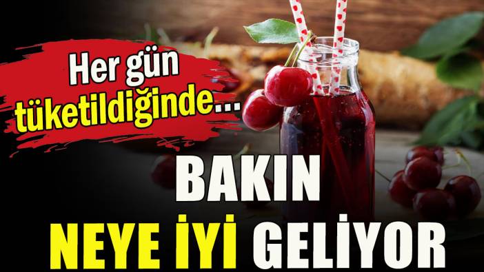 Her gün tüketmek bakın neye iyi geliyor