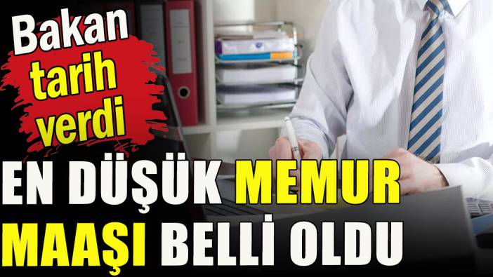 En düşük memur maaşı belli oldu