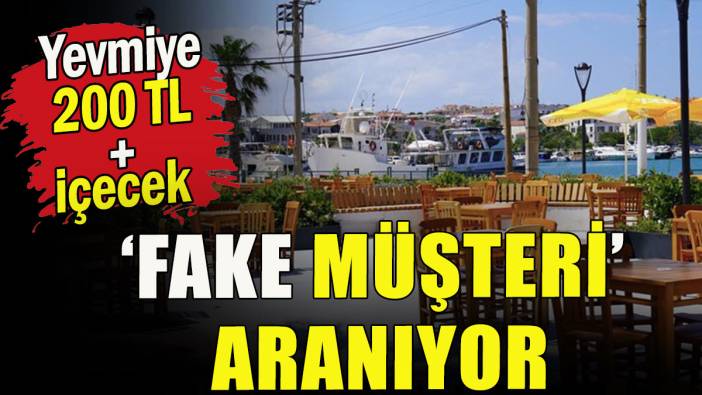 200 TL’ye ‘fake müşteri’ aranıyor