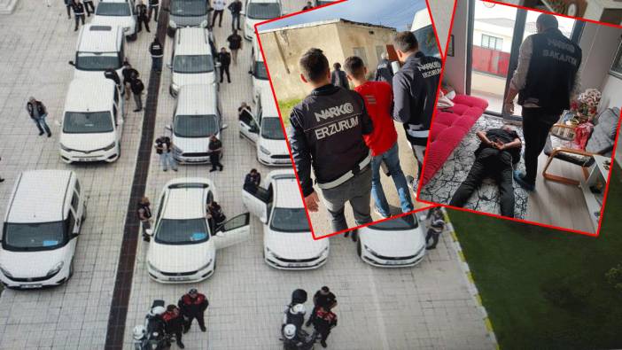 Narkotik operasyonunda 952 gözaltı