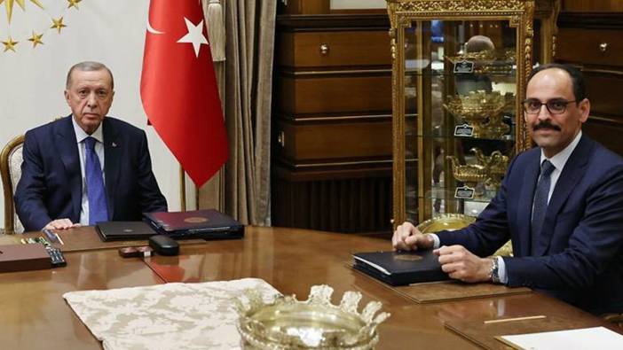 Erdoğan ile MİT Başkanlığı'na atadığı Kalın ilk kez bir araya geldi