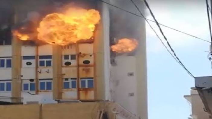 Adana’da kuyum atölyesinde yangın ve patlama