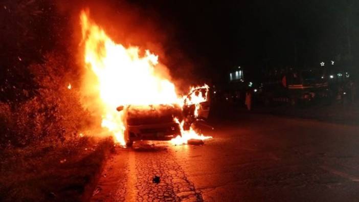 Kastamonu'da feci kaza! Araba alev topuna döndü: 7 yaralı