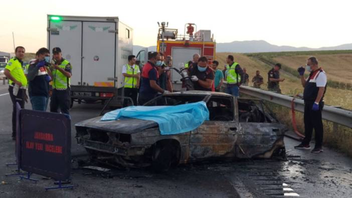 Amasya'da korkunç kaza: 3 kişi yanarak can verdi