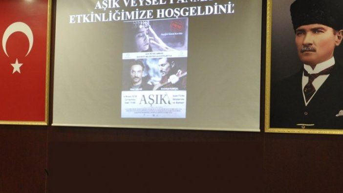 Aşık Veysel özel film gösterimiyle anıldı