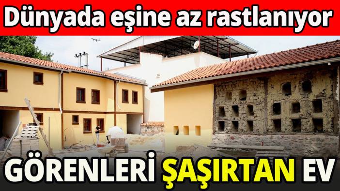Göreni şaşırtan ev