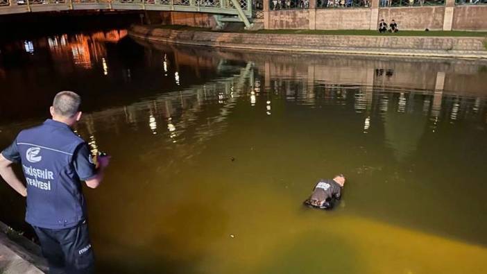 Eskişehir'de Porsuk Çayı'na atlayan genç kayboldu