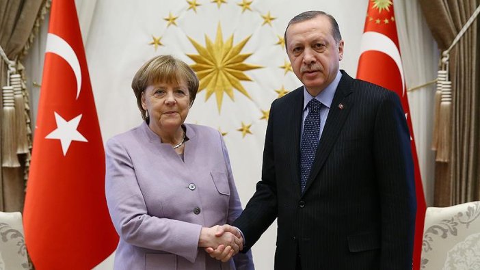 Erdoğan ve Merkel'den 'toprak bütünlüğü' vurgusu
